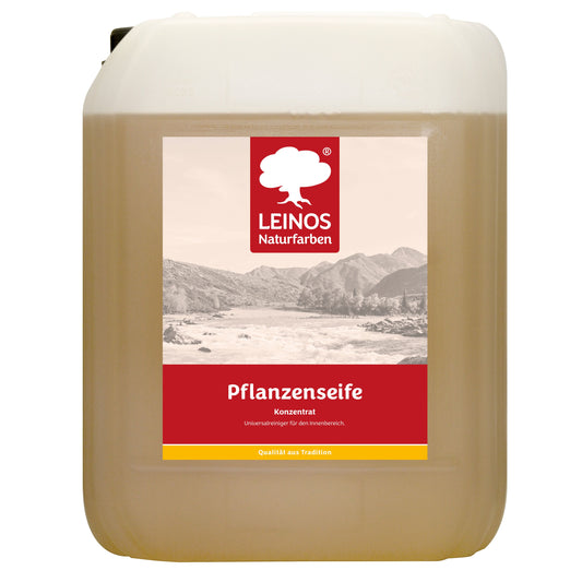 Leinos-Pflanzenseife 930 10 Liter Naturseife  – Rückfettender Universalreiniger aus Pflanzenölen für geölte, gewachste & lackierte Flächen – natürlich, ergiebig & biologisch abbaubar