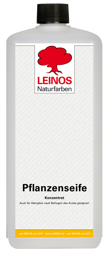 Leinos-Pflanzenseife 930 1 Liter Naturseife  – Rückfettender Universalreiniger aus Pflanzenölen für geölte, gewachste & lackierte Flächen – natürlich, ergiebig & biologisch abbaubar