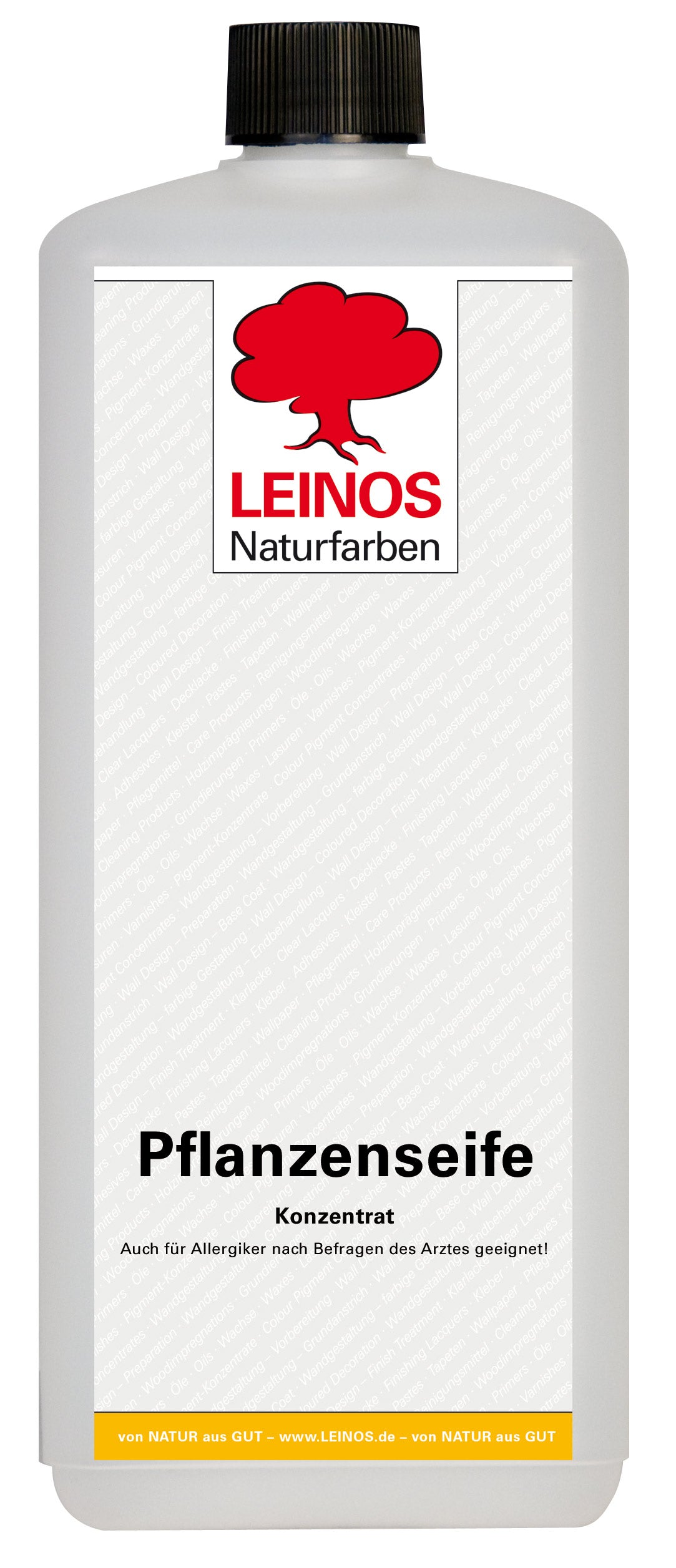 LEINOS 930 Pflanzenseife 1 l | Dieser nachfettende Universalreiniger eignet sich hervorragend zur Pflege von Fußböden und Arbeitsplatten aus Holz