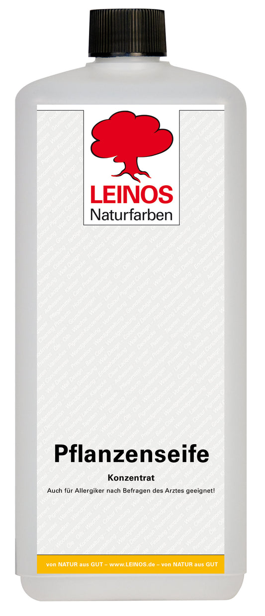 LEINOS 930 Pflanzenseife 1 l | Dieser nachfettende Universalreiniger eignet sich hervorragend zur Pflege von Fußböden und Arbeitsplatten aus Holz