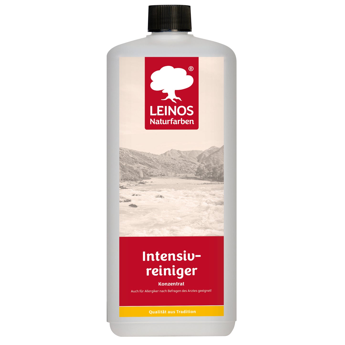 LEINOS Intensivreiniger 1Liter – kraftvoller Holzreiniger für innen & außen – entfernt Schmutz, Algen & Pilze – für Terrassen, Zäune, Stein & Holz – hochkonzentriert & ergiebig