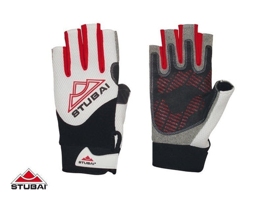 Kletter-Handschuhe | STUBAI Sporthandschuhe Eternal ¾ FINGER für Klettersteige, Größe S, Sport-Handschuhe, Trainingshandschuhe, Klettersteig-Handschuhe, Halbfinger-Handschuhe