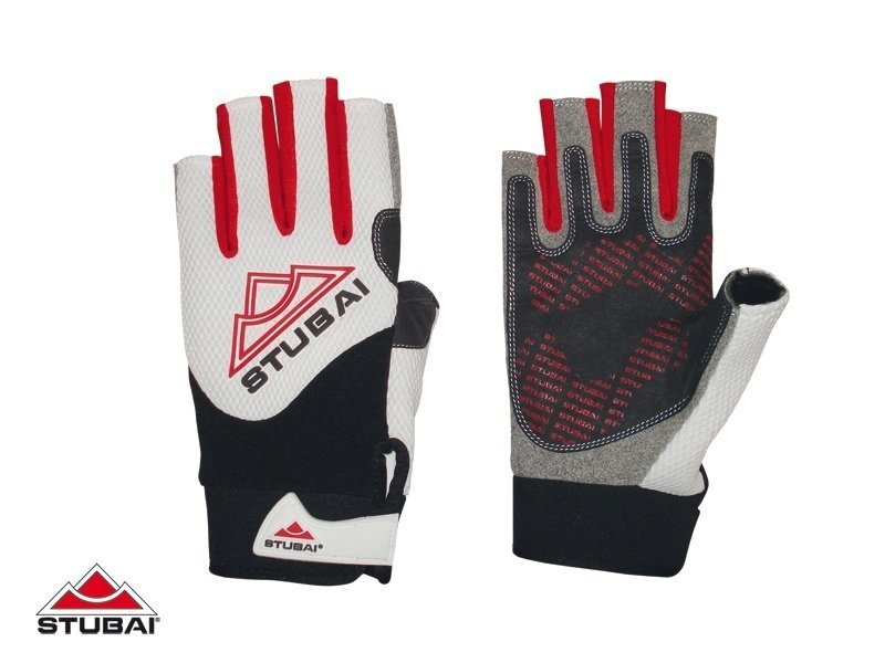 Kletter-Handschuhe | STUBAI Sporthandschuhe Eternal ¾ FINGER für Klettersteige, Größe L, Sport-Handschuhe, Trainingshandschuhe, Klettersteig-Handschuhe, Halbfinger-Handschuhe