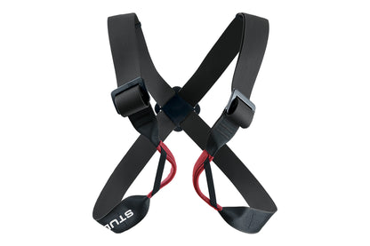 UTILITY Brustgurt verstellbar XXXS–XXXL – nur in Kombination mit Sportkletter-Sitzgurt nutzbar – mit DoubleBack-Schnallen & Kreuzstück im Rücken – CE EN 12277 Typ D & UIAA zertifiziert – 240 g