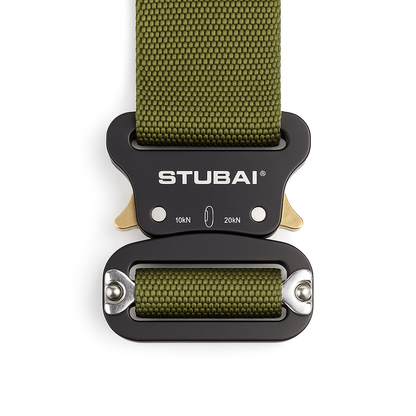 STUBAI Gurtschnalle bis 45 mm | vergütetes Aluminium schwarz eloxiert mit Stahl-Verstellplatte | CLICK FIX FLEX 2.0 | 10 kN Bruchlast | verhindert Öffnen unter Last | Profiqualität Made in Austria