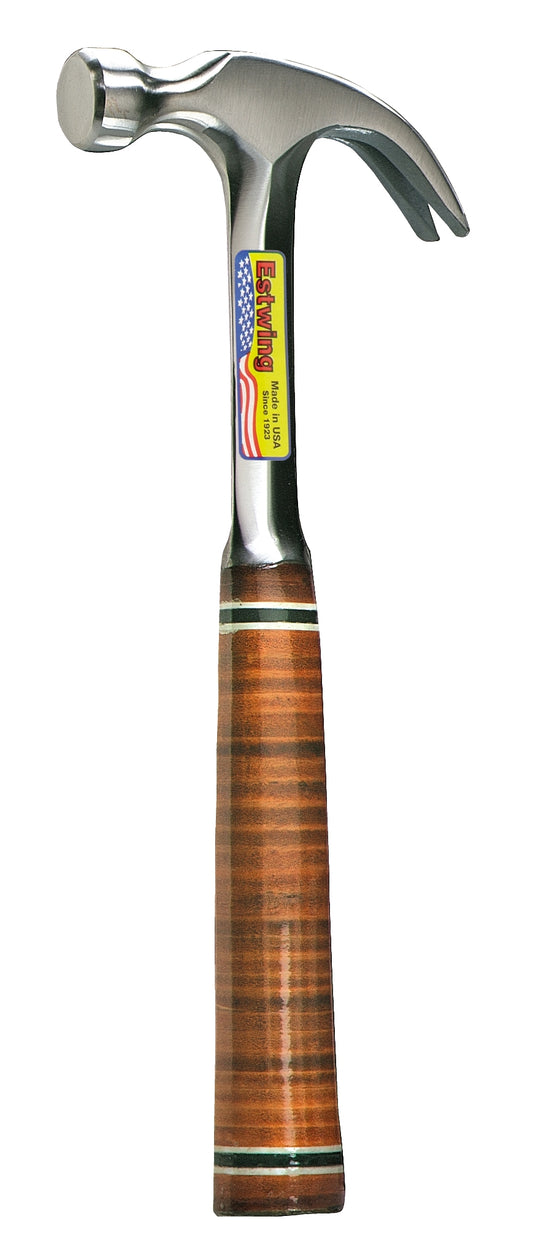 ESTWING Klauenhammer mit Ledergriff, gekröpft, Ø22mm 340g
