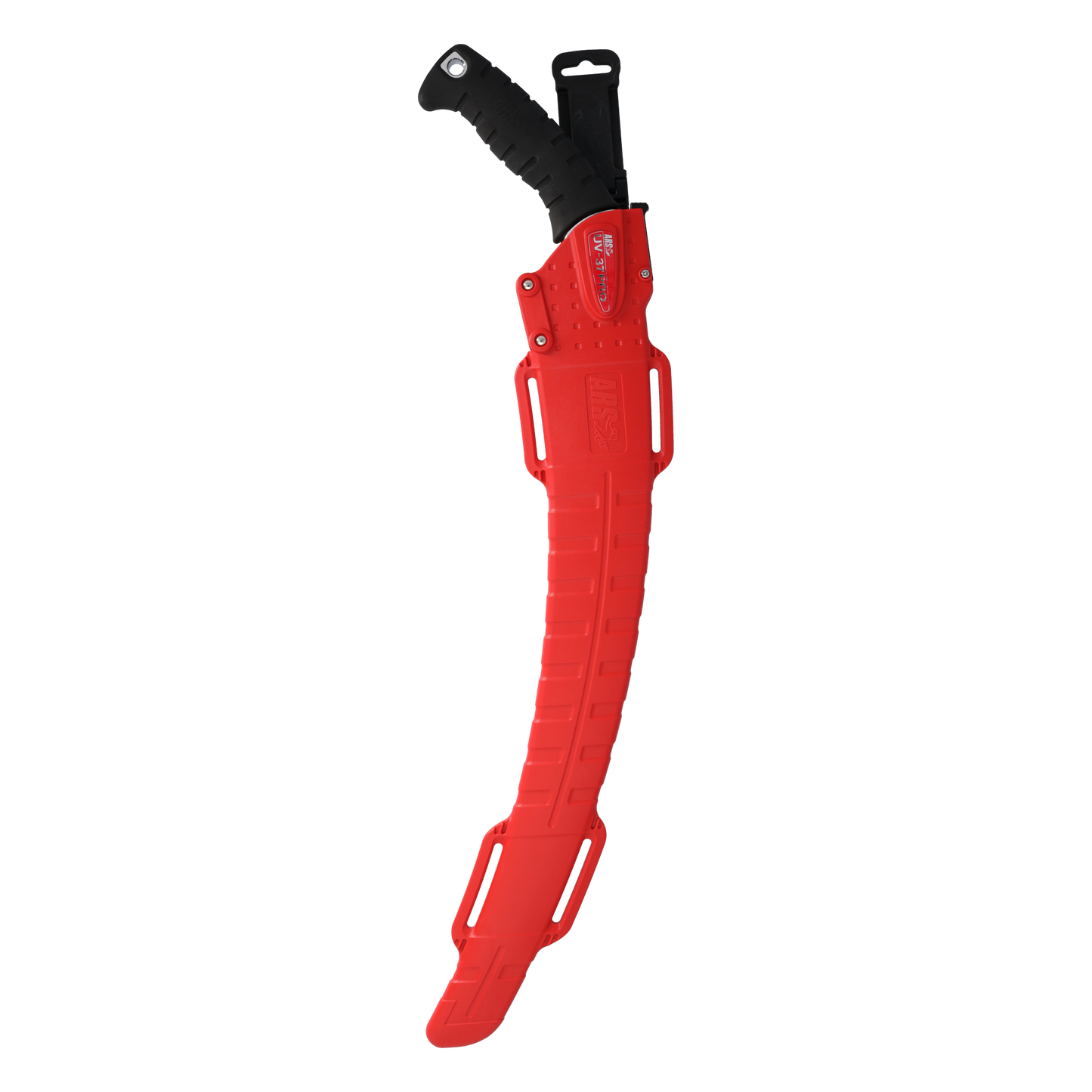 ARS Handsäge UV-37PRO | mit Köcher |   Blattlänge von 370 mm | Die Zahnweite beträgt 4,50 mm | Gewicht  335 gramm | Gruppenzahnung mit Räumerschlitzen