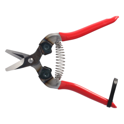 Cut360 Ernteschere, filigrane Obstschere, Gartenschere mit gebogener Klinge, Minischere geeignet als Bonsaischere