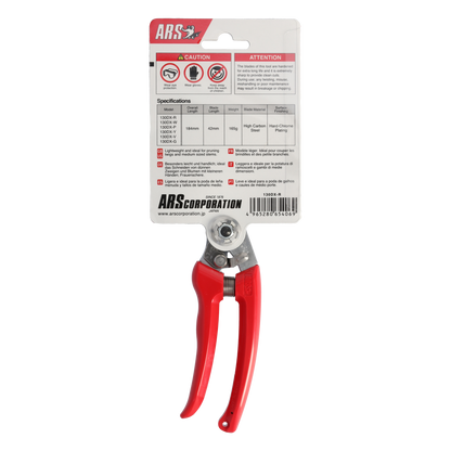 ARS Garten/Rosenschere 130DX speziell für Frauen  Geeignet für den Schnitt von Zweigen, Ästen und anderen Pflanzen, ideal für den Einsatz in jedem Garten