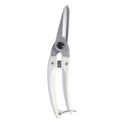 Cut360 weiße Universalschere für den Garten sowie für Plastik, Leder, Vinyl, Kabel und Gummi, Kleine Gartenschere, perfekt ausbalanciert