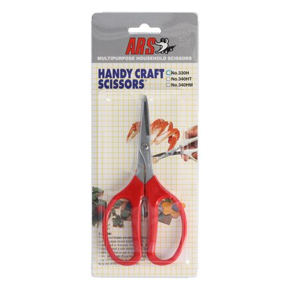 ARS Haushaltschere 330H | ideal für Schneidarbeiten in Heim, Beruf und Hobby | Gewicht: 60 g | Länge: 16 cm | ermüdungsfreies Arbeiten