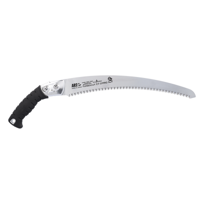 ARS-Handsäge CT-37PRO Zahnweite 4,5mm |  37 cm gebogenes Blatt mit Köcher" |  Gesamtlänge: 600 mm | Gewicht: 335 g | Turbocut
