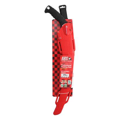 ARS-Handsäge CT-37PRO Zahnweite 4,5mm |  37 cm gebogenes Blatt mit Köcher" |  Gesamtlänge: 600 mm | Gewicht: 335 g | Turbocut