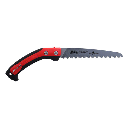 ARS Handsäge CAM-18PRO | Länge 18cm | Gesamtlänge36cm | Gewicht 150 gr. |   Die Zahnweite von 4 mm ermöglicht saubere und präzise Schnitte, ideal für verschiedene Gartenarbeiten.