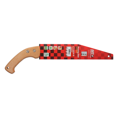 ARS Handsäge Baumpflegesäge CT-32EN-W | Zahnweite 4mm | Blattstärke: 1,2 mm | Buchenholzhakenheft | präzise und saubere Schnitte