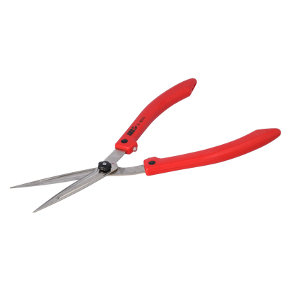 ARS Buchsbaumschere, Heckenschere, Einhand-Bedienung, Zum Schneiden von Buchbäumen und Formgehölz, Strauchschere, Schneidführung mit 6 mm, rot