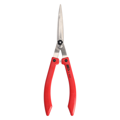 ARS Buchsbaumschere, Heckenschere, Einhand-Bedienung, Zum Schneiden von Buchbäumen und Formgehölz, Strauchschere, Schneidführung mit 6 mm, rot