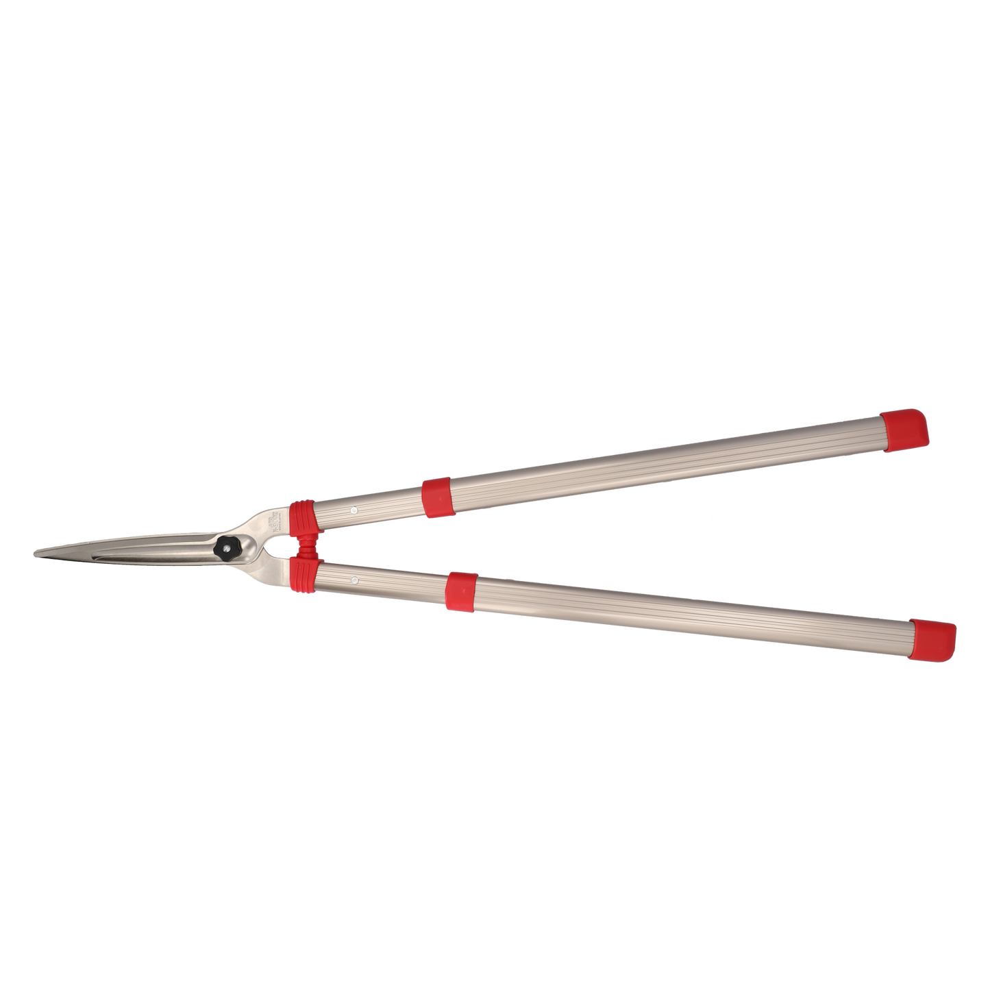 ARS-Hecken-/Hopfen/Weinlaubschere K-900Z, Teleskop (Blattlänge 16 cm, Länge 72 - 105 cm) Superleichte Teleskop-Heckenschere mit Hartstahl-Schermesser