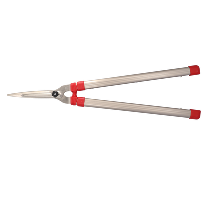 ARS-Hecken-/Hopfen/Weinlaubschere K-900Z, Teleskop (Blattlänge 16 cm, Länge 72 - 105 cm) Superleichte Teleskop-Heckenschere mit Hartstahl-Schermesser
