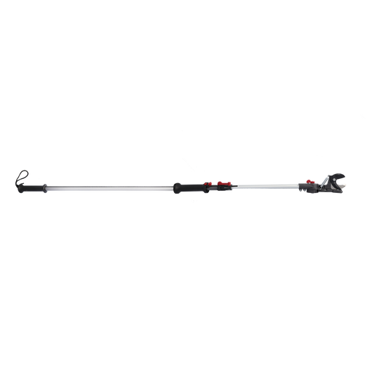 HE-4 HELIUM Teleskop-Baumschere von 2,36 m bis 4,00 m ausziehbar | nur 1660 Gramm |  winkelverstellbaren Schneidköpfe durchtrennen Äste bis 35 mm Durchmesser
