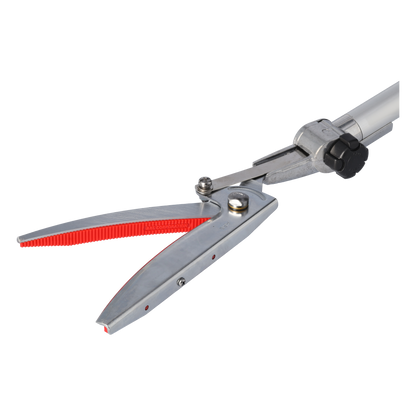 Teich- und Heckenschere mit Teleskoparm | Länge 1,9–3,1 m | Scharfe Klingen & integrierte Greifer | Nur 1,4 kg | Für hohe Hecken, Teichpflege & Obsternte | Ergonomisch & leicht