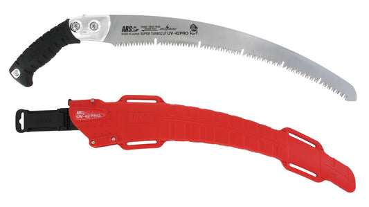 ARS-Handsäge UV-42PRO Zahnweite 4,5mm, 42 cm gebogenes Blatt mit Köcher"