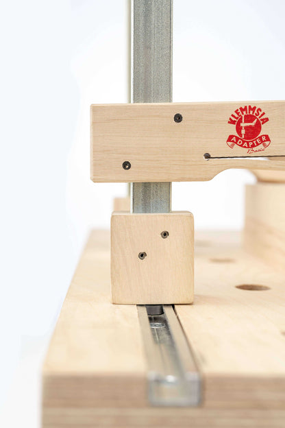 KLEMMSIA® Adapter Basic 150mm Spannweite + Ausladung ; 19mm Zapfendurchmesser