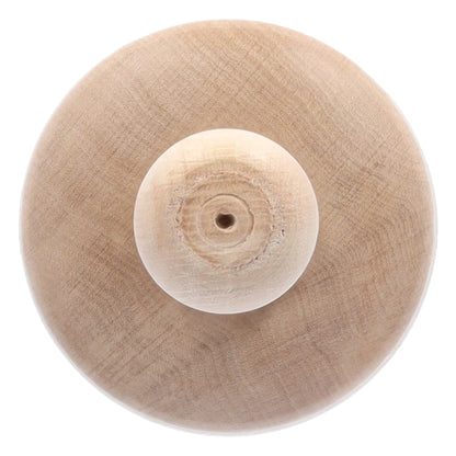Cut360 Bildhauerklüpfel | Glockenform | 90 mm | Länge: 260 mm | Gewicht: 459 g | Weißbuche gedrechselt | Holzhammer für Schnitzarbeiten | Schnitzhammer & Klopfwerkzeug vereint zum Künstlerwerkzeug