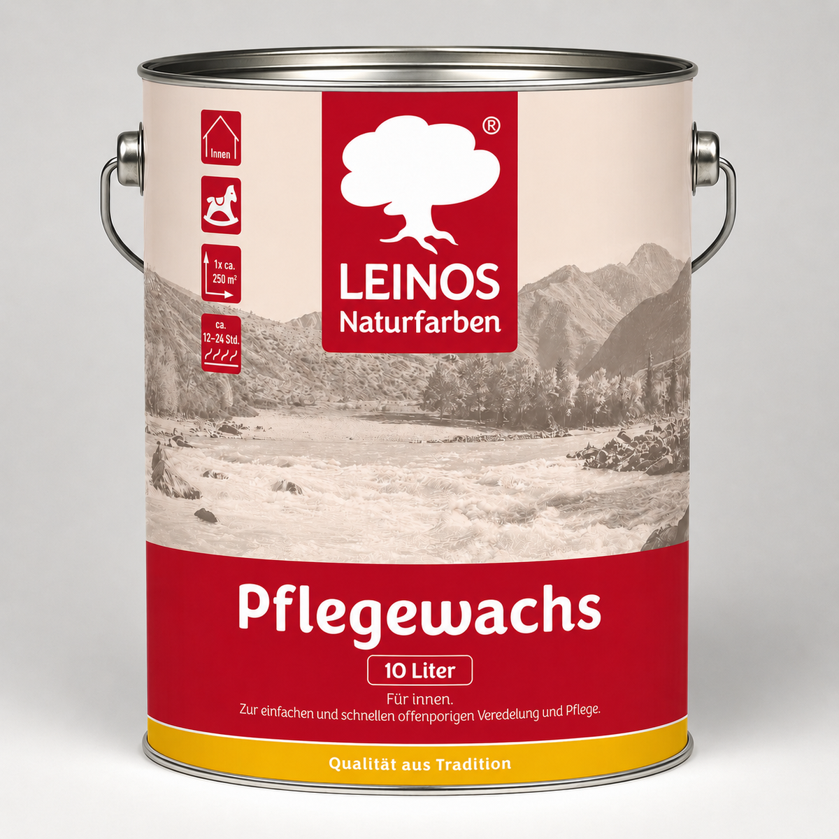 LEINOS 342 Flüssigwachs für Innen mit integrierter Grundierung 10 l