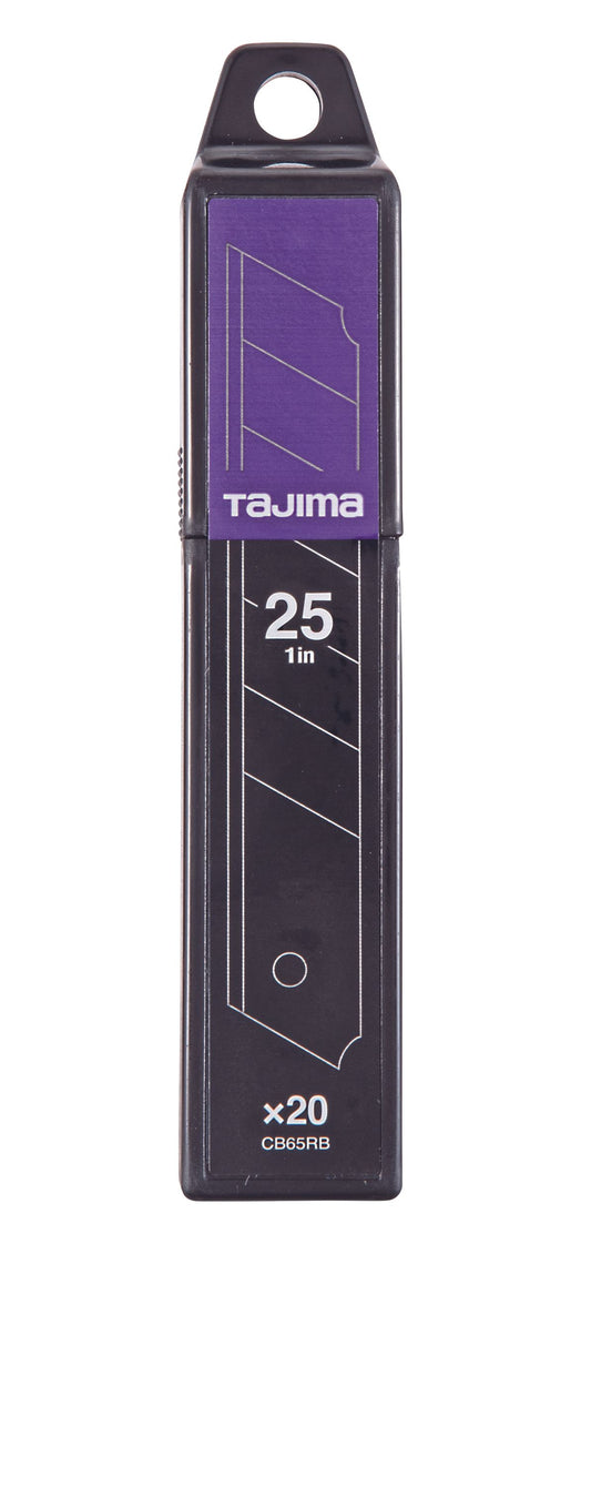 TAJIMA DORA Ersatzklinge RAZAR BLACK 25mm - 20 Stück, TAJ-12699