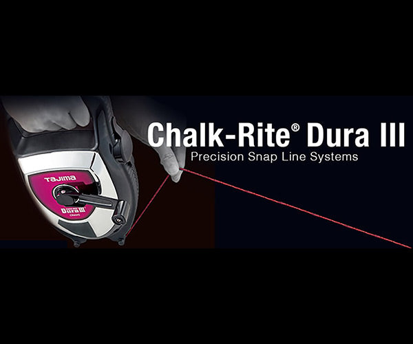 Tajima CHALK-RITE Dura II SCHLAGSCHNURGERÄT 1,8 mm x 30 m