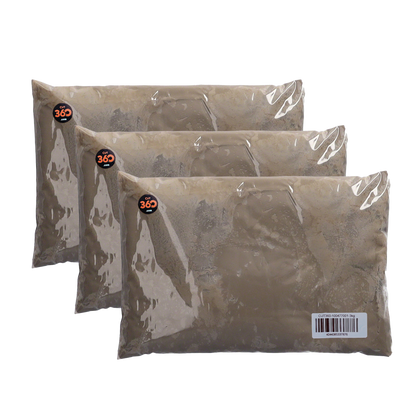 Cut360 Leinölkitt - Fensterkitt für Einfachverglasung von Fenstern | 3 kg Beutel | Glaserkitt geeignet für Holz- und Metallrahmen | Hergestellt aus reinem Leinöl