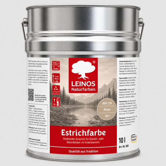 LEINOS 860 Estrichfarbe für Innen, 10l, Beige