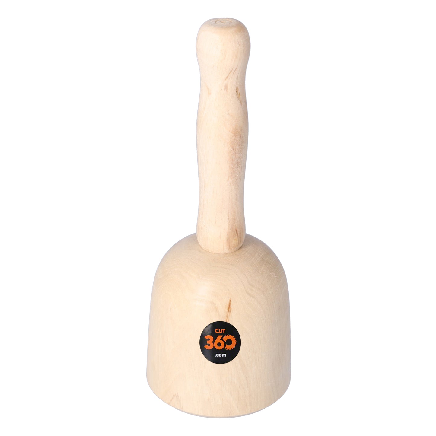 Cut360 Bildhauerklüpfel | Glockenform | 100 mm | Länge: 260 mm | Gewicht: 567 g | Weißbuche gedrechselt | Holzhammer für Schnitzarbeiten | Schnitzhammer & Klopfwerkzeug vereint zum Künstlerwerkzeug