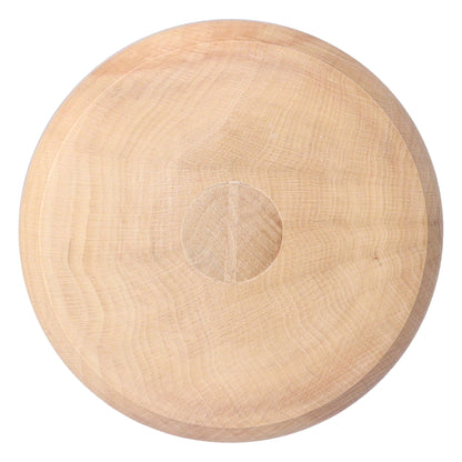 Cut360 Bildhauerklüpfel | Glockenform | 110 mm | Länge: 260 mm | Gewicht: 745 g | Weißbuche gedrechselt | Holzhammer für Schnitzarbeiten | Schnitzhammer & Klopfwerkzeug vereint zum Künstlerwerkzeug
