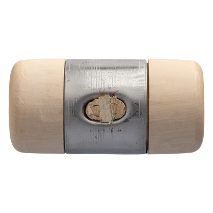 Exzellent gefertigter Holzhammer mit Hammerkopf aus Weißbuche und aufgepresstem Metallmantel 60x160mm/für Spengler, Schlosser-Klempner Dachdecker