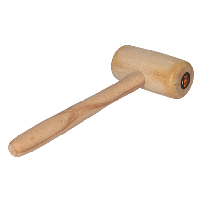 Cut360 Holzhammer | Weißbuche | Ø 60 mm Länge: 120 mm | 300 g | Vielseitiger Holzklopfer für Holzbearbeitung und Schnitzprojekte | Klöpfel für Zimmerleute, Tischler & Schreiner