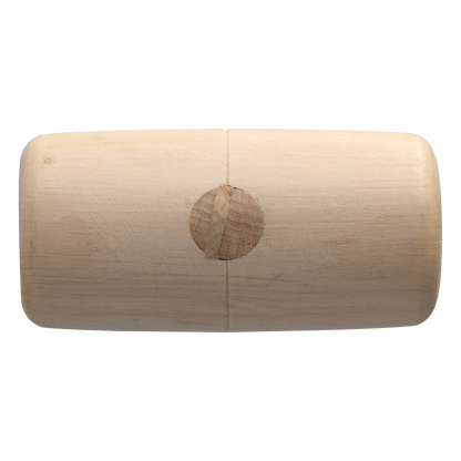 Cut360 Holzhammer | Weißbuche | Ø 60 mm Länge: 120 mm | 300 g | Vielseitiger Holzklopfer für Holzbearbeitung und Schnitzprojekte | Klöpfel für Zimmerleute, Tischler & Schreiner