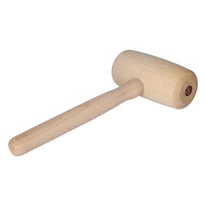 Cut360 Holzhammer | Weißbuche | Ø 80 mm Länge: 160 mm | 650 g | Vielseitiger Holzklopfer für Holzbearbeitung und Schnitzprojekte | Klöpfel für Zimmerleute, Tischler & Schreiner