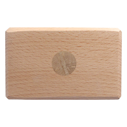 Cut360 Schreinerklüpfel Rotbuchenholz mit Eschestiel | 65 x 100 x 80 mm | 450 g | Holzhammer für Tischler- u. Zimmerhandwerk | Schnitzhammer und Klopfwerkzeug vereint für präzise Ergebnisse