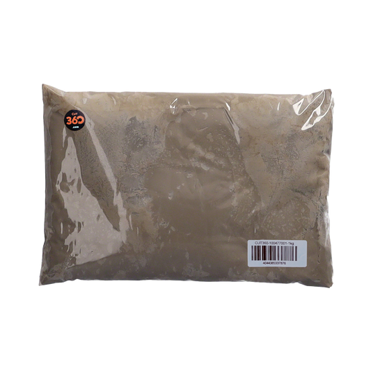 Cut360 Leinölkitt - Fensterkitt für Einfachverglasung von Fenstern | 1 kg Beutel | Glaserkitt geeignet für Holz- und Metallrahmen | Hergestellt aus reinem Leinöl