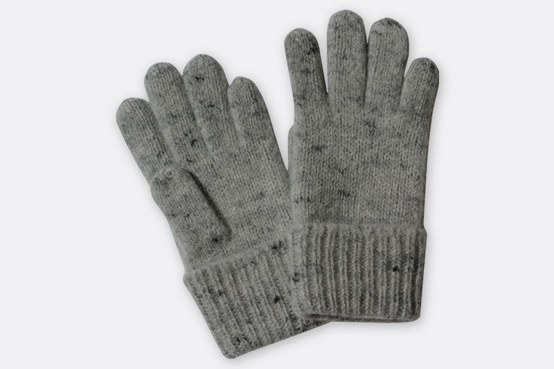 Fingerhandschuhe aus Schafschurwolle, Größe 12