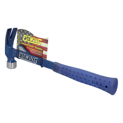 ESTWING Klauenhammer mit Hebeclip, Vinylgriff, Kopfgewicht 670g, Durchmesser 32 mm, Länge 405 mm, Gesamtgewicht 1010g | glatte Bahn