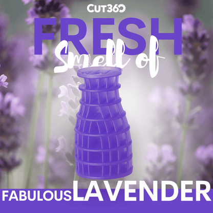 Cut360 Eco Air 2.0 Raumduft Fabulous Lavender  für große Räume,  30 Tage Frischewirkung, Lufterfrischer im formschönen Design, geräuschlos ohne sprayen