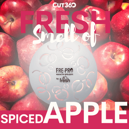 Cut360 Easy Fresh Raumduft Spiced Apple für große Räume, 1 Stk., 30 Tage Frischewirkung, Hochkonzentrierter Lufterfrischer in weiß für passendem elektrischen Duftspender