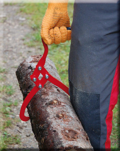 STUBAI Forst-Handpackzange 265 mm | Holzgreifer Forstzange | Vorlieferzange für den Transport von Baumstämmen