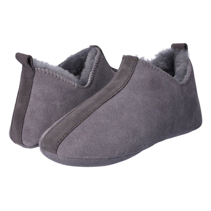 Heitmann Lammfell-Slipper, grau Gr. 46