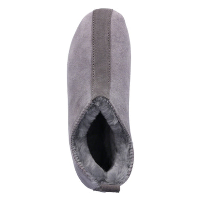 Heitmann Lammfell-Slipper, grau Gr. 42