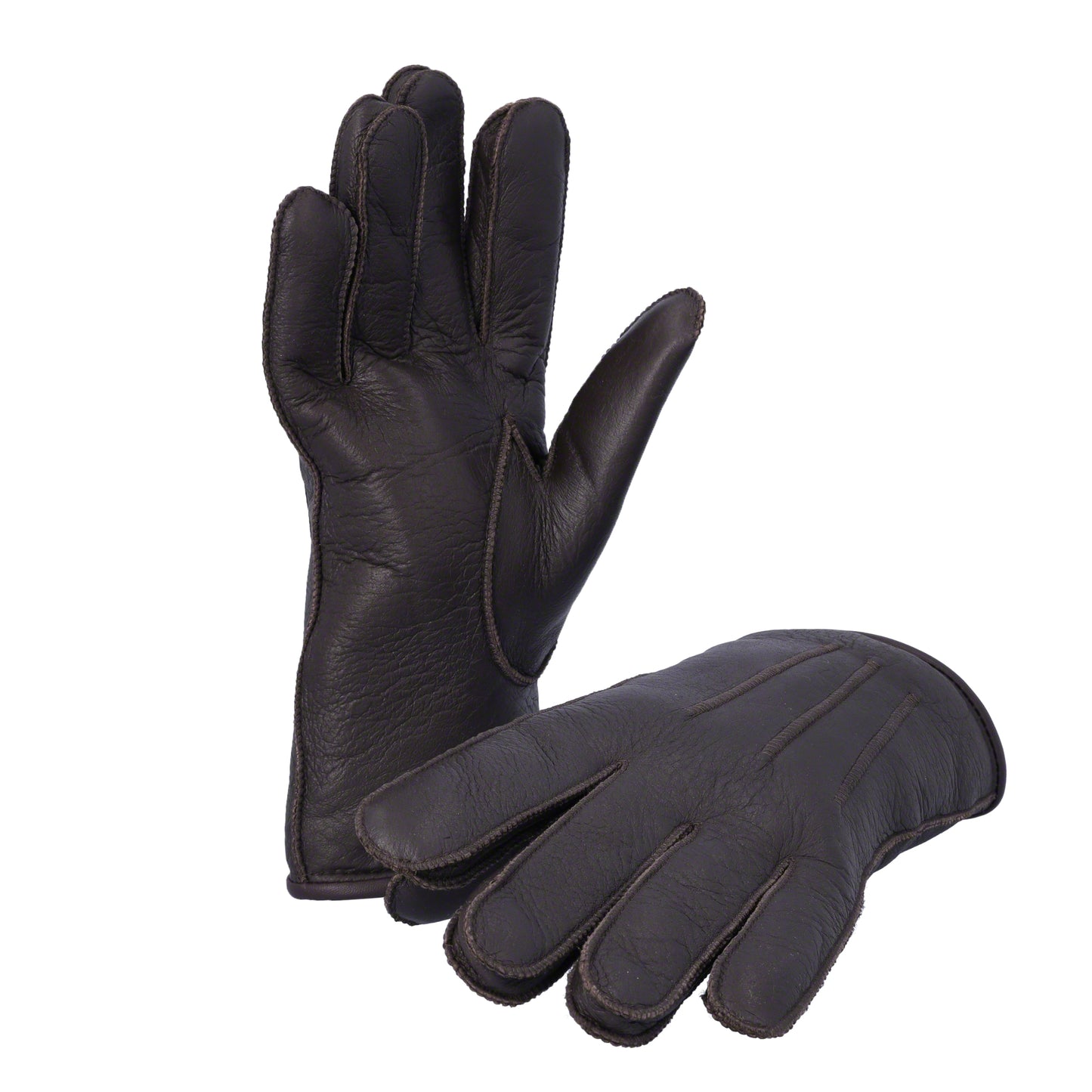 Heitmann Herren Finger-Handschuhe "de luxe" Schwarz oder Braun Gr. M - XXL