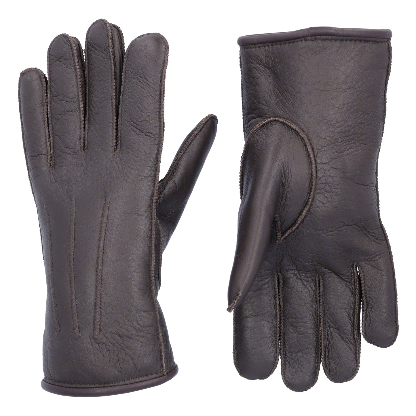 Heitmann Herren Finger-Handschuhe "de luxe" Schwarz oder Braun Gr. M - XXL